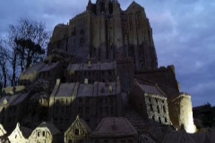 Mont Saint Michael by night